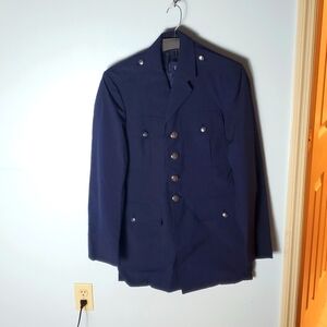 Men's Navy Blue Military Style Jacket